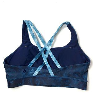 Lululemon Energy Sports Bra Blue Print